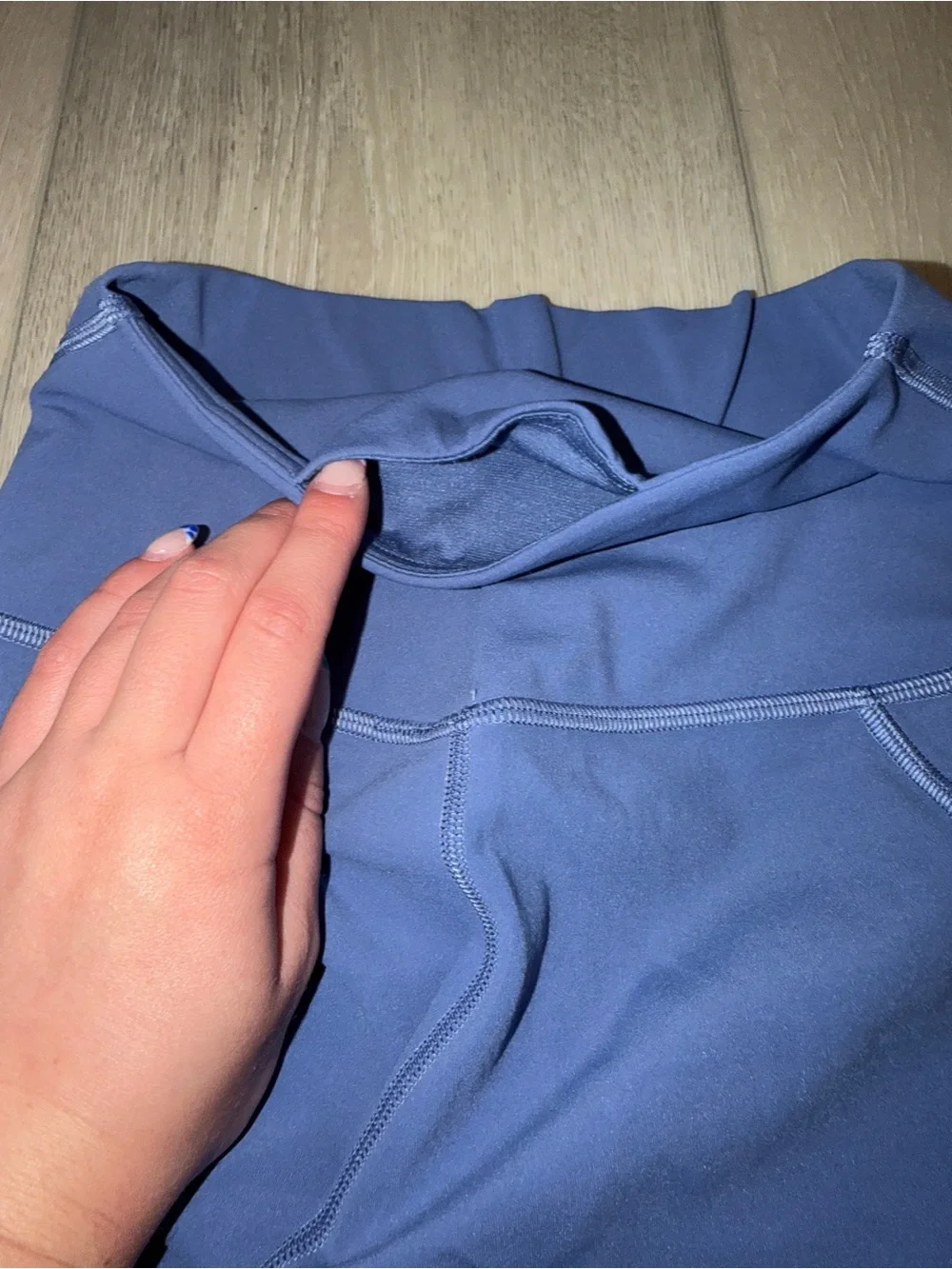 lululemon athletica Blue High-Rise Leggings with Pockets